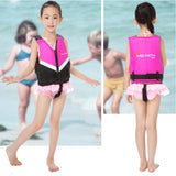 Maxbell Kids Child Life Jacket Drifting Swimming Buoyancy Float Aid Foam Vest Pink