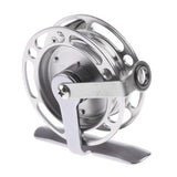 Maxbell Full Metal Fly Fishing Reel Lightweight Right or Left Handed Fly Reel Silver