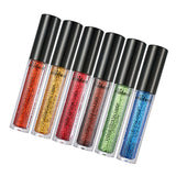 Maxbell 6pcs Liquid Diamond Glitter Eyeshadow Face Body Nail Pigment Shimmer Makeup #B