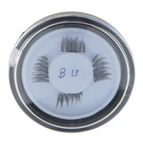 Maxbell 1 Pair Reusable 3D Magnetic False Eyelashes Magnet Eyelash No Glue Black B13