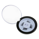 Maxbell 1 Pair Reusable 3D Magnetic False Eyelashes Magnet Eyelash No Glue Black B13