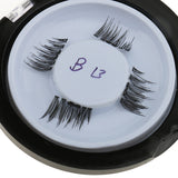 Maxbell 1 Pair Reusable 3D Magnetic False Eyelashes Magnet Eyelash No Glue Black B13