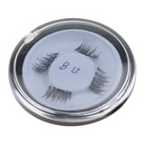 Maxbell 1 Pair Reusable 3D Magnetic False Eyelashes Magnet Eyelash No Glue Black B13