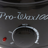 Maxbell Hair Removal Depilatory Paraffin Wax Warmer Heater Pot Machine EU Plug Black