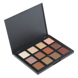 Maxbell 12 Colors Matte Shimmer Cosmetic Eyeshadow Palette Eye Shadow Makeup 12-E