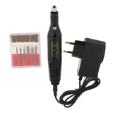 Maxbell Protable Mini Electric File Nail Drill Manicure Machine Kit EU Plug Black