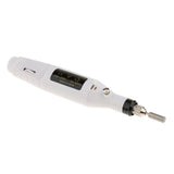 Maxbell Protable Mini Electric File Nail Drill Manicure Machine Kit EU Plug White