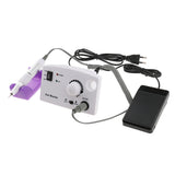 Maxbell Manicure Pedicure Electric Drill File Nail Art Machine Kit EU Plug White