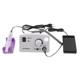 Maxbell Manicure Pedicure Electric Drill File Nail Art Machine Kit EU Plug White