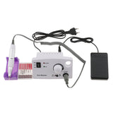 Maxbell Manicure Pedicure Electric Drill File Nail Art Machine Kit EU Plug White