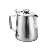 Maxbell Stainless Steel Coffee Pitcher Craft Latte Milk Frothing Jug with Lid 1.5L