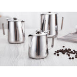 Maxbell Stainless Steel Coffee Pitcher Craft Latte Milk Frothing Jug with Lid 1.5L