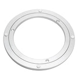 Maxbell Aluminum Alloy Round Rotating Turntable Bearing Table Silver White 16 inch