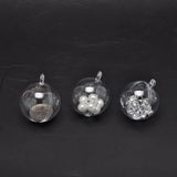 Maxbell 10pcs Clear Plastic Ball DIY Christmas Tree Hanging Bauble Decoration 70mm