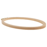 Maxbell Oval Shapes Wooden Embroidery Hoop Frame for Tapestry Cross-stitch 22x15cm