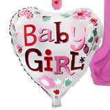 Maxbell 5/set Cute Foil Balloons Baby First 1st Birthday Party Decoration Girl Pink