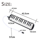 Maxbell 32 Key Melodica Musical Instrument With Carry Bag Black