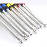 Maxbell Extendable Pole 2M Portable Telescopic Handheld Flag Pole -Blue