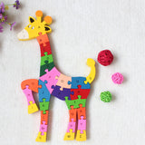 Maxbell Kids Wooden Giraffe Puzzle Educational Toys