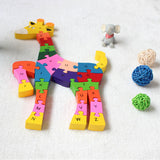 Maxbell Kids Wooden Giraffe Puzzle Educational Toys