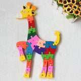 Maxbell Kids Wooden Giraffe Puzzle Educational Toys