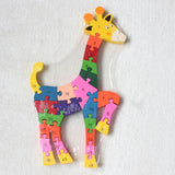 Maxbell Kids Wooden Giraffe Puzzle Educational Toys