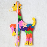 Maxbell Kids Wooden Giraffe Puzzle Educational Toys