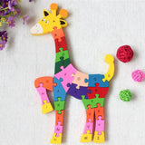 Maxbell Kids Wooden Giraffe Puzzle Educational Toys