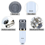 Maxbell Pro Condenser Microphone Mic Sound Studio Recording Dynamic White