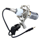 Maxbell Pro Condenser Microphone Mic Sound Studio Recording Dynamic White