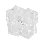 Maxbell 20pcs Fake Artificial Acrylic Ice Cubes Crystal Barwar Wedding Decor 3cm