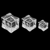 Maxbell 20pcs Fake Artificial Acrylic Ice Cubes Crystal Barwar Wedding Decor 3cm