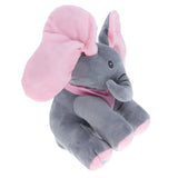 Maxbell Electric elephant ears will hide peekaboo plush toys GREY Pink