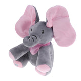 Maxbell Electric elephant ears will hide peekaboo plush toys GREY Pink