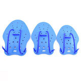 Maxbell 1 Pair Kids Adults Swimming Hand Paddles Fins Power Training Gloves Blue S