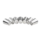 Maxbell 7 Pieces Russian Tulip Icing Piping Nozzles Cake Decoration Tips Home Tools