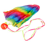 Maxbell 70cm Rainbow Print Tangle-Free Mini Parachute Sky Flying Kid's Outdoor Toy