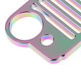 Maxbell Stainless Steel Key Chain Grill for Jeep Key Ring CJ JK TJ YJ XJ-Multicolor