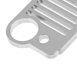 Maxbell Stainless Steel Key Chain Grill for Jeep Key Ring CJ JK TJ YJ XJ-Silver