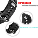 Maxbell Replacement Band for Ionic,Silicone Smart Watch Bands Strap/Bracelet L Black