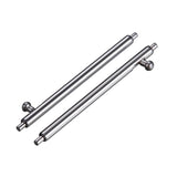 Maxbell Universal Watch Mesh Loop Wrist Band Strap Magnetic Clasp Replacement Silver