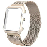 Maxbell Stainless steel replacement wrist band strap bracelet for iwatch 42mm Gold