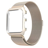 Maxbell Stainless steel replacement wrist band strap bracelet for iwatch 42mm Gold