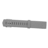 Maxbell 3D Silicone Gel Wrist Band Strap +Buckle For Fitbit Charge 2 Bracelet Grey