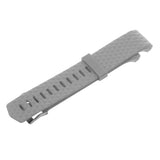 Maxbell 3D Silicone Gel Wrist Band Strap +Buckle For Fitbit Charge 2 Bracelet Grey