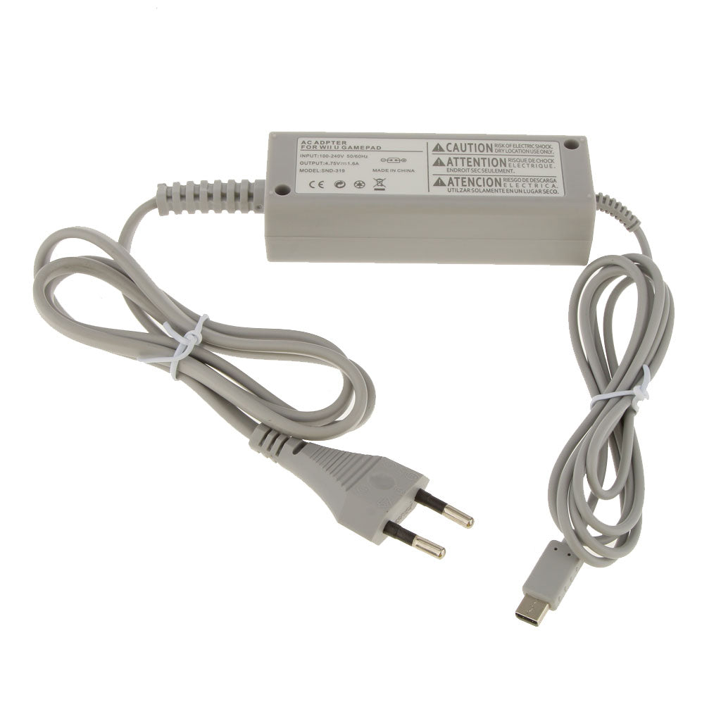 Maxbell AC Home Wall Power Supply Adapter Charger for Nintendo Wii U Gamepad EU Plug