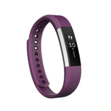 Maxbell Silicone Soft Adjustable Replacement Wrist Watch Band For Fitbit Alta Purple