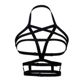 Maxbell Women Handmade Harness Adjustable Body Cage Waist Belt Strap