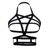 Maxbell Women Handmade Harness Adjustable Body Cage Waist Belt Strap