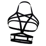 Maxbell Women Handmade Harness Adjustable Body Cage Waist Belt Strap